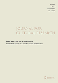 Cover image for Journal for Cultural Research, Volume 27, Issue 3, 2023