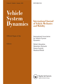 Cover image for Vehicle System Dynamics, Volume 61, Issue 1, 2023