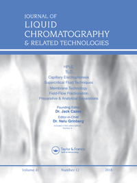 Cover image for Journal of Liquid Chromatography & Related Technologies, Volume 41, Issue 12, 2018