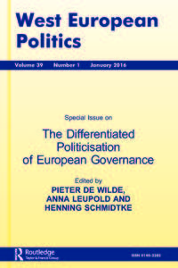 Cover image for West European Politics, Volume 39, Issue 1, 2016