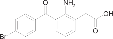 Figure 2 Chemical structure of bromfenac.