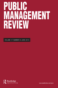 Cover image for Public Management Review, Volume 17, Issue 6, 2015