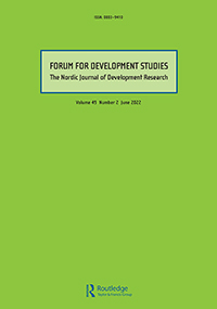 Cover image for Forum for Development Studies, Volume 49, Issue 2, 2022