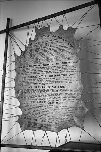 The Indians of All Tribes Proclamation, John Ferry, Taking Alcatraz, 2015, film still, courtesy the director, photograph: Ilka Hartmann, 1969