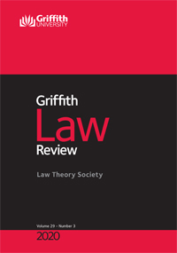 Cover image for Griffith Law Review, Volume 29, Issue 3, 2020