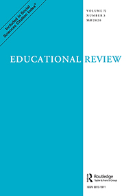 Cover image for Educational Review, Volume 72, Issue 3, 2020