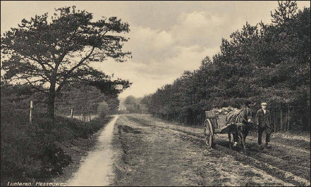 Plate I. In the seventeenth century the trade route network of the so-called Hessenwegen (Hessian roads) was constructed. It functioned independently from the medieval village road systems and therefore mainly passed uninhabitated heathland and forest areas.