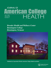 Cover image for Journal of American College Health, Volume 68, Issue 3, 2020
