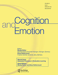 Cover image for Cognition and Emotion, Volume 34, Issue 1, 2020