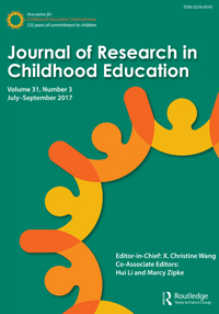 Cover image for Journal of Research in Childhood Education, Volume 31, Issue 3, 2017