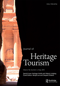 Cover image for Journal of Heritage Tourism, Volume 10, Issue 2, 2015