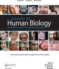 Cover image for Annals of Human Biology, Volume 47, Issue 2, 2020