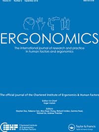 Cover image for Ergonomics, Volume 61, Issue 9, 2018