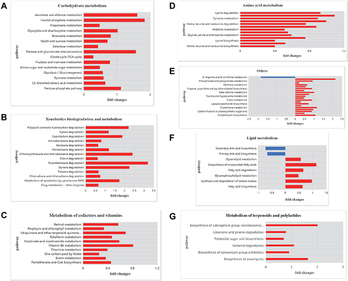 Figure 5 Functional characterization of the microbiomes of CAP patients and healthy controls based on PICRUSt analyses of partial 16S amplicons.