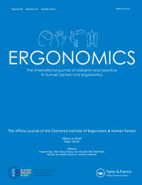 Cover image for Ergonomics, Volume 59, Issue 10, 2016