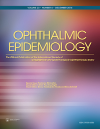 Cover image for Ophthalmic Epidemiology, Volume 23, Issue 6, 2016