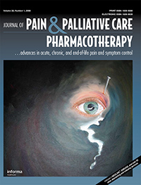 Cover image for Journal of Pain & Palliative Care Pharmacotherapy, Volume 22, Issue 3, 2008