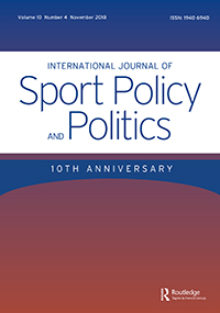 Cover image for International Journal of Sport Policy and Politics, Volume 10, Issue 4, 2018