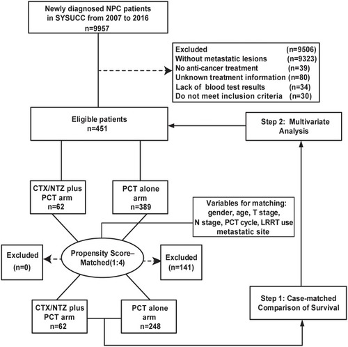 Figure 1 Flow chart of patient inclusion.