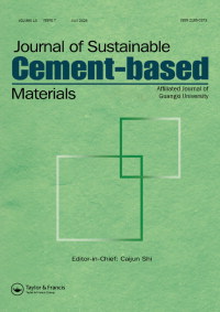 Cover image for Journal of Sustainable Cement-Based Materials, Volume 13, Issue 7, 2024