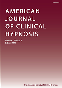 Cover image for American Journal of Clinical Hypnosis, Volume 63, Issue 2, 2020