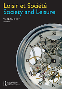 Cover image for Loisir et Société / Society and Leisure, Volume 40, Issue 3, 2017