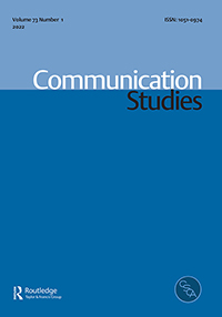 Cover image for Communication Studies, Volume 73, Issue 1, 2022