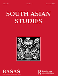 Cover image for South Asian Studies, Volume 34, Issue 2, 2018