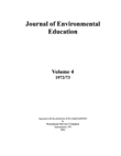 Cover image for The Journal of Environmental Education, Volume 4, Issue 1, 1972