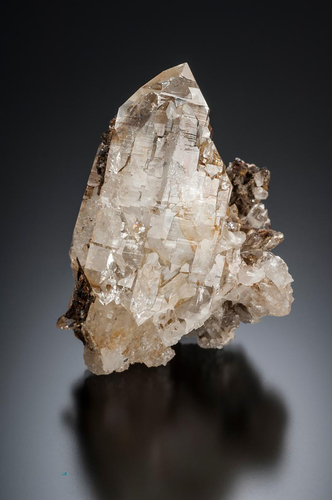 Pyrite on chlorite schist, 5.5 × 4.0 × 5.5 cm, Carlton quarry, Chester, Windsor County, Vermont. Matthew Lambert specimen, Mark Kielbaso photo.