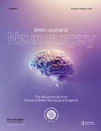 Cover image for British Journal of Neurosurgery, Volume 37, Issue 2, 2023