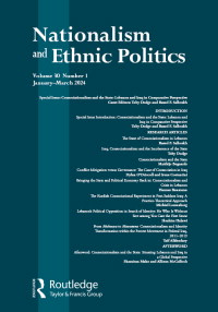 Cover image for Nationalism and Ethnic Politics, Volume 30, Issue 1, 2024