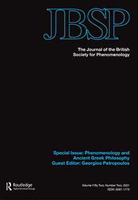 Cover image for Journal of the British Society for Phenomenology, Volume 52, Issue 2, 2021