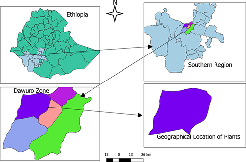 Figure 1 Map of the study area.