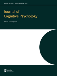 Cover image for Journal of Cognitive Psychology, Volume 34, Issue 6, 2022