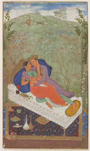 Figure 2. Manohar, Sultan Murad and a Consort, circa 1597, Freer Gallery of Art, Washington D.C.