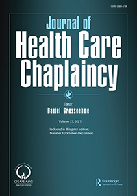 Cover image for Journal of Health Care Chaplaincy, Volume 27, Issue 4, 2021