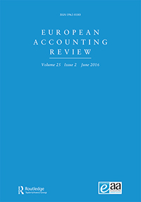 Cover image for European Accounting Review, Volume 25, Issue 2, 2016