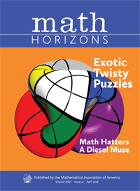 Cover image for Math Horizons, Volume 25, Issue 4, 2018