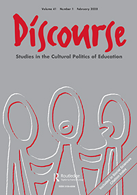 Cover image for Discourse: Studies in the Cultural Politics of Education, Volume 41, Issue 1, 2020