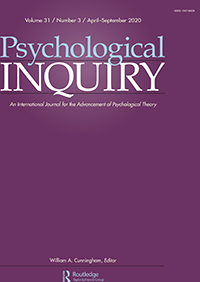Cover image for Psychological Inquiry, Volume 31, Issue 3, 2020