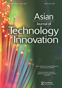 Cover image for Asian Journal of Technology Innovation, Volume 25, Issue 1, 2017