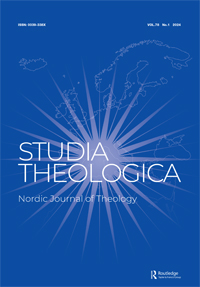 Cover image for Studia Theologica - Nordic Journal of Theology, Volume 78, Issue 1, 2024
