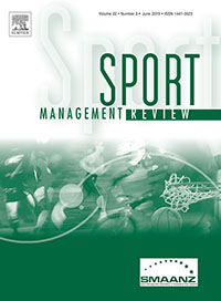 Cover image for Sport Management Review, Volume 22, Issue 3, 2019