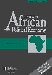 Cover image for Review of African Political Economy, Volume 44, Issue 153, 2017