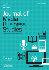 Cover image for Journal of Media Business Studies, Volume 13, Issue 1, 2016