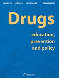 Cover image for Drugs: Education, Prevention and Policy, Volume 29, Issue 5, 2022