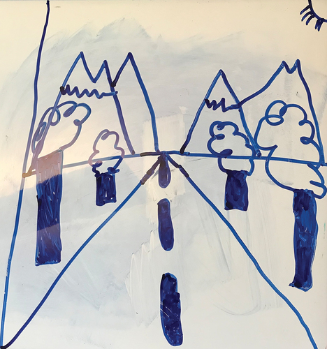 Figure 1. Picture drawn by one of the interviewed children.
