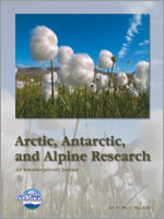 Cover image for Arctic, Antarctic, and Alpine Research, Volume 41, Issue 2, 2009