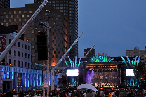 Figure 4. Place des Arts during the festival season. Photo credits: Caribb, uploaded on Flickr website under Creative Commons License CC BY-NC-ND 2.0.
